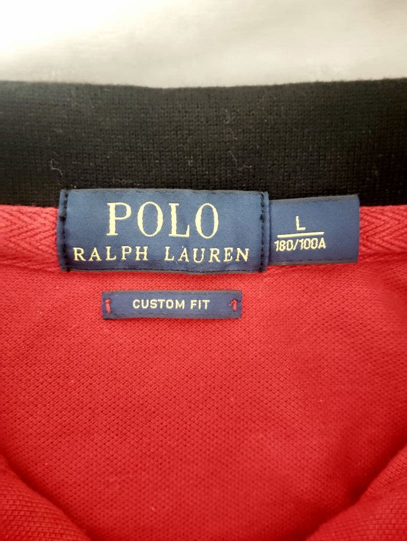 【美品】ポロ　ラルフローレン ビッグポニーポロシャツ 国　刺繍