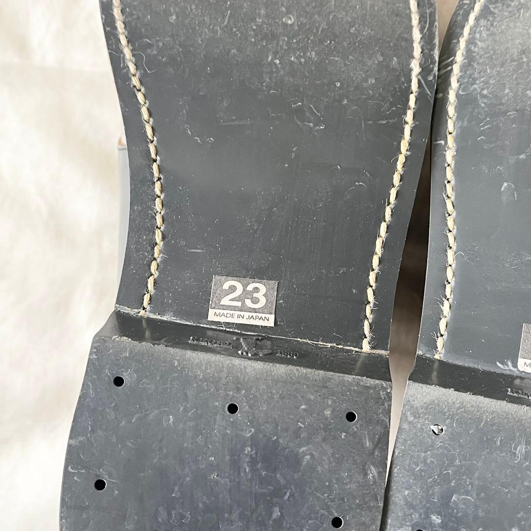 未使用級✨REGALリーガル　サドルシューズ　ブラック　グレー　レザー　2452