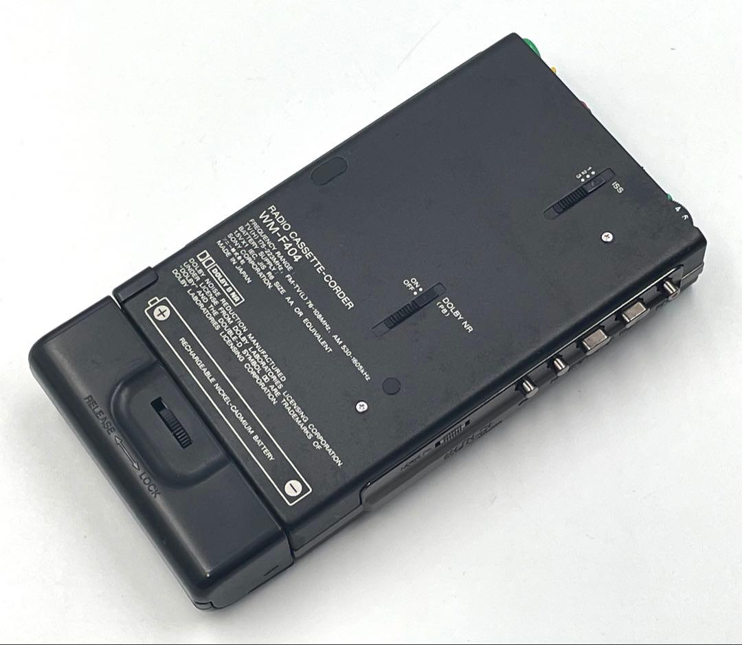 ジャンク　外観美品　SONY WM-F404 Walkman カセットレコーダー