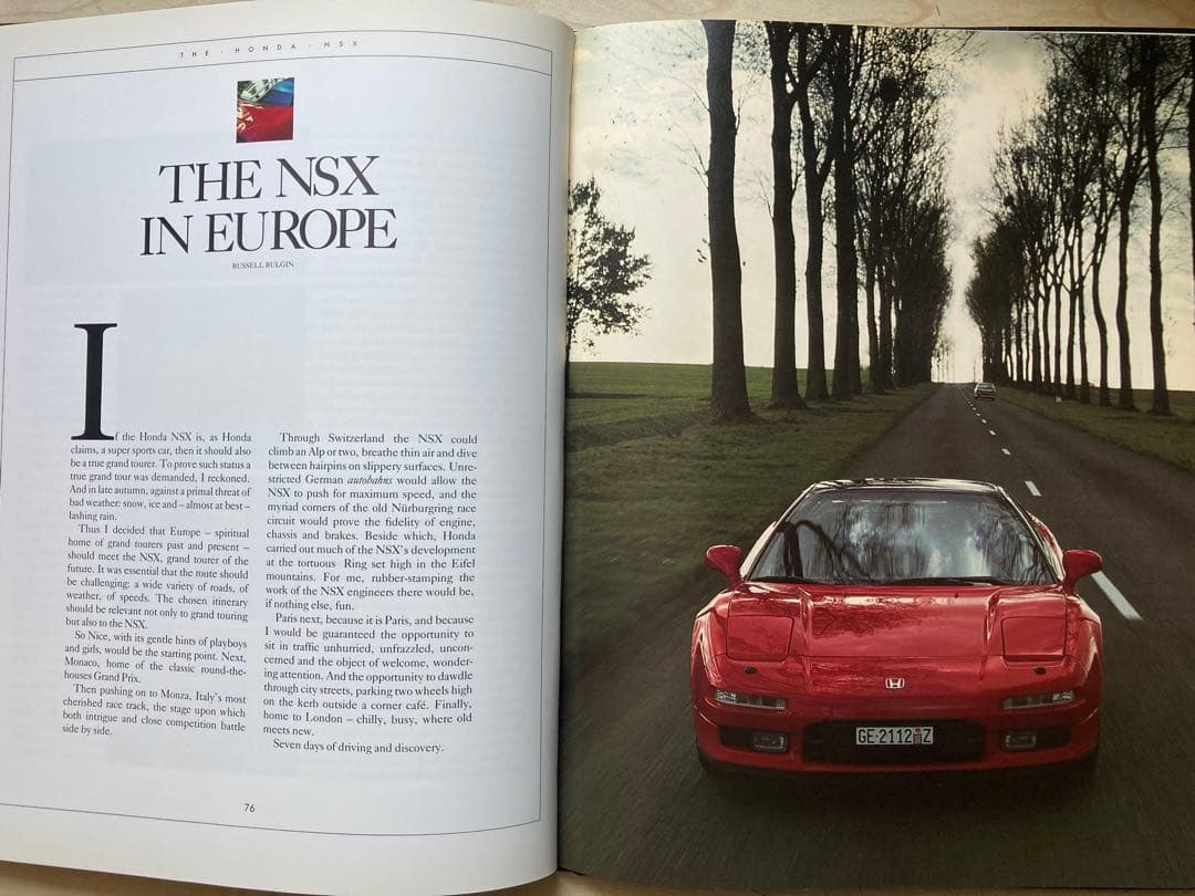 英国BBC製作「NSX, HONDA’S SUPER SPORTS CAR」