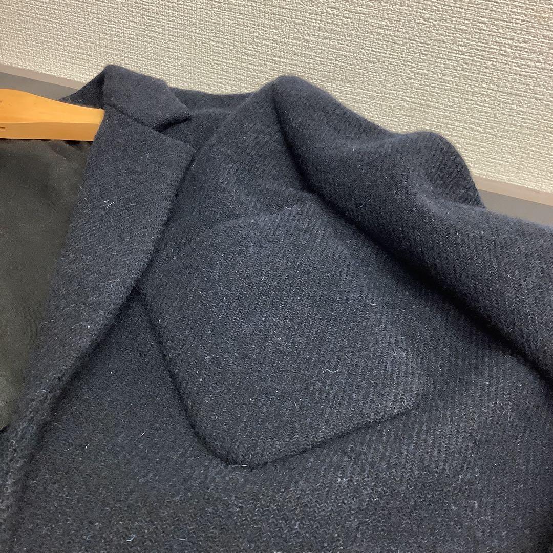 美品　マーガレットハウエル　ウール100% ジャケット　コート　ネイビー　L