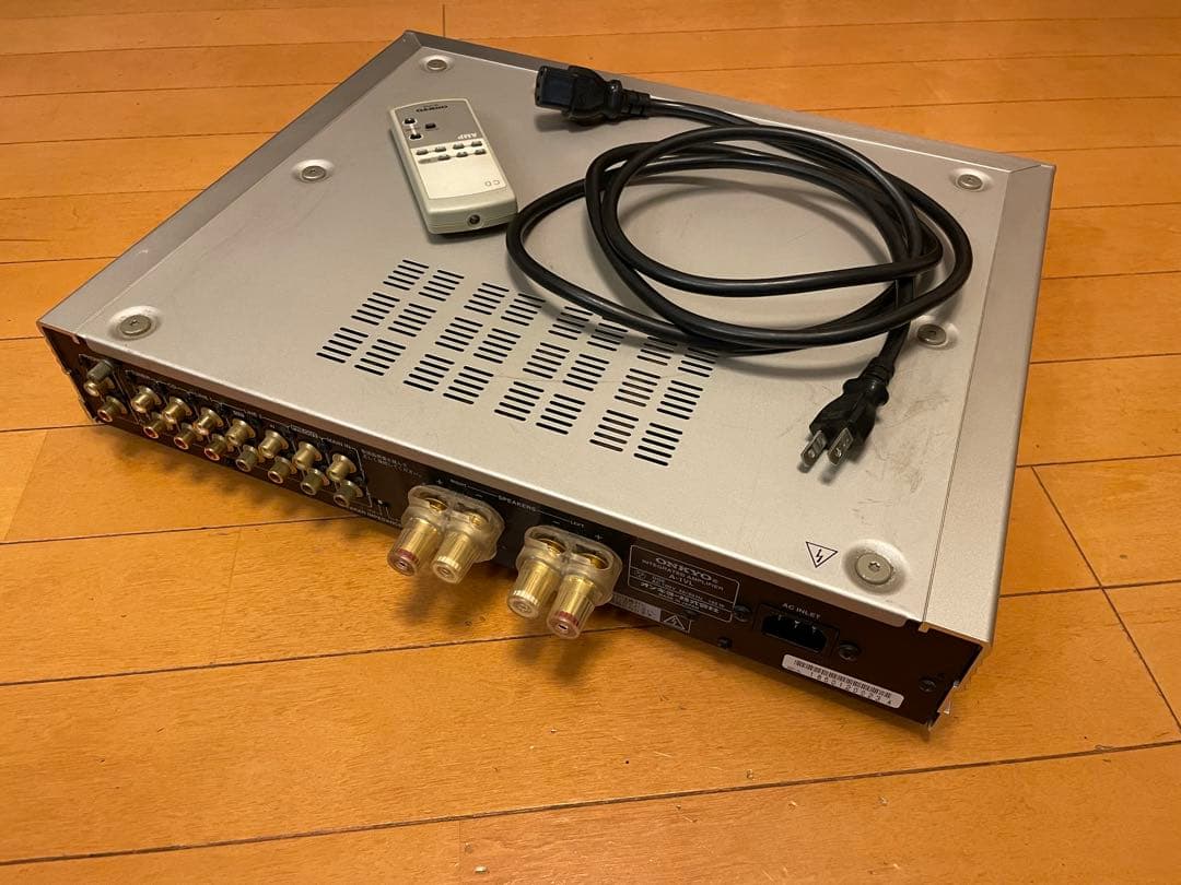 ONKYO アンプ RCA端子多数 リモコン付き