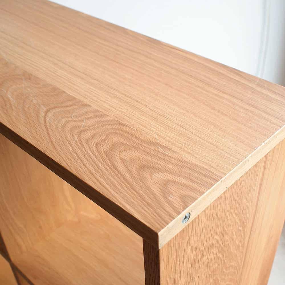 無印良品/MUJI オーク材 スタッキングシェルフ 121cm ZR24335