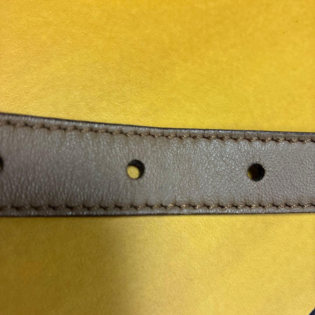 Fendi ブラウン スエード ショルダーバッグ