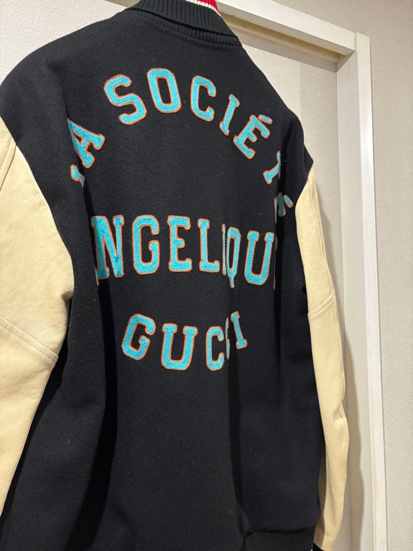 GUCCI アレッサンドロミケーレ スタジャン バーシティブルゾン 44