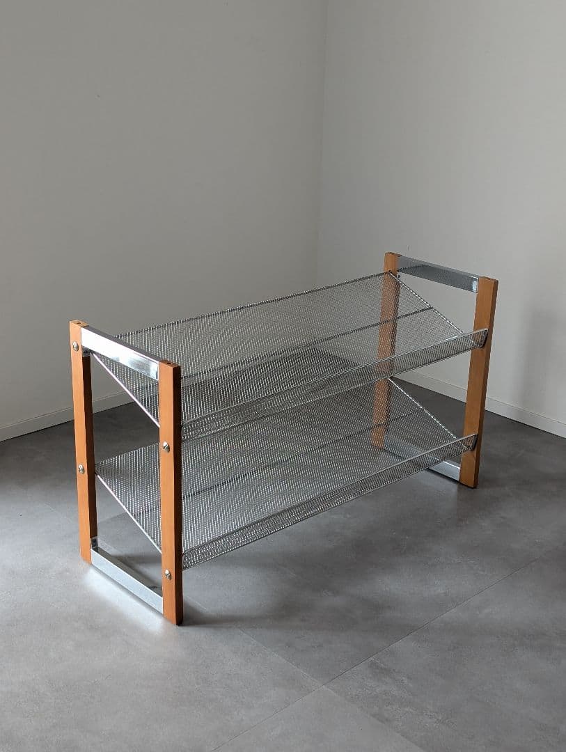 USED/エキスパンドメタル マガジンラック シューズラック インダストリアル