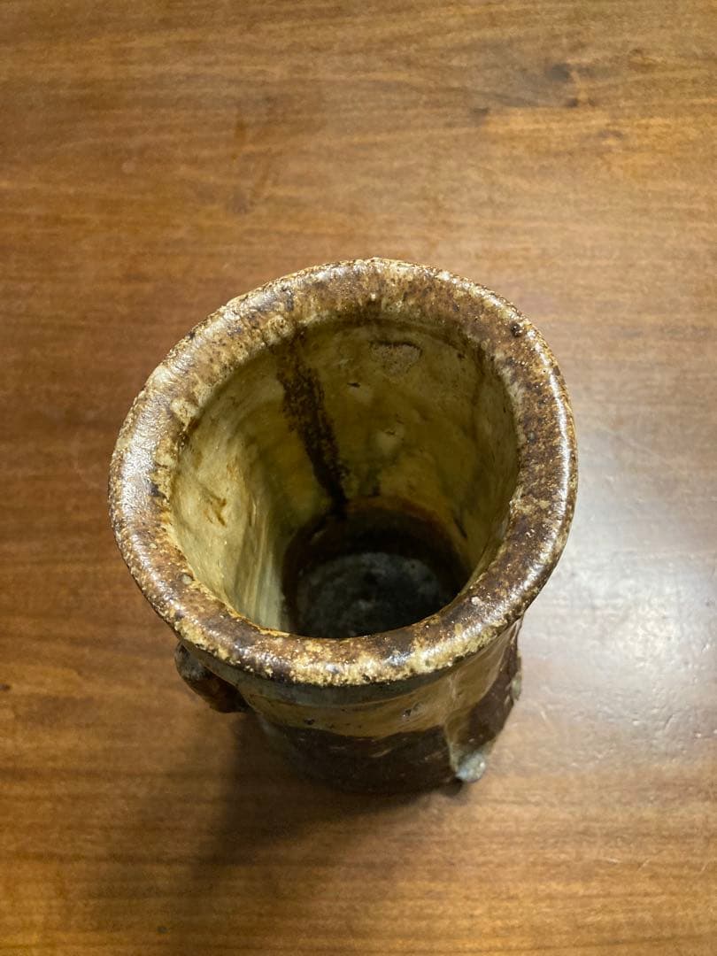 坂本龍山造 伊賀焼 花入