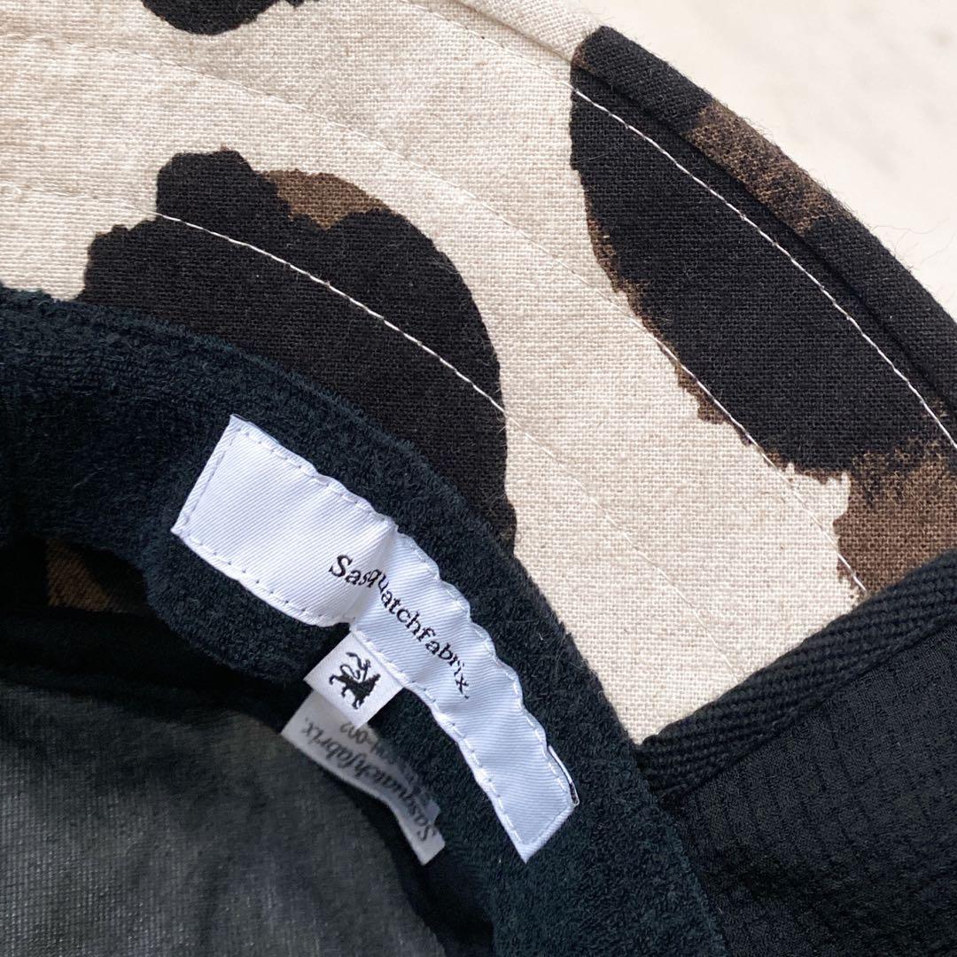 帽子 SASQUATCHfabrix. ANIMAL PATTERN BUSH HAT