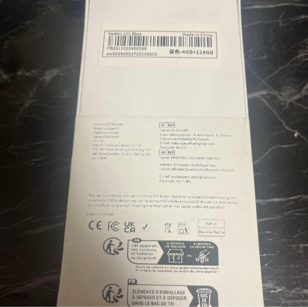 スマートフォン本体 Redmi 15C 8GB RAM 128GB ROM