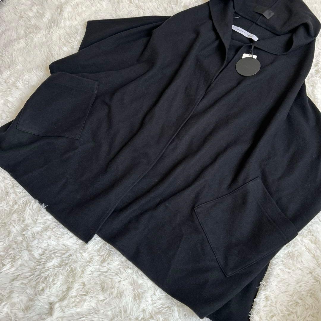 ✨新品未使用✨定価7.2万 コグザビッグスモーク フーディーケープ ネイビー