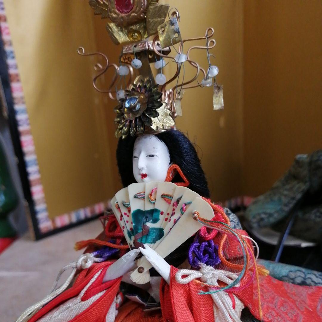 骨董　お雛様　小ぶり　ひな祭り　雛道具　明治時代　いろいろセット