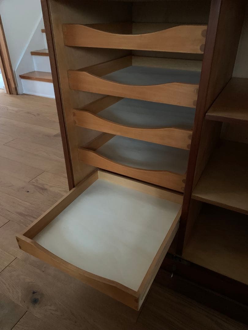 デンマーク製　蛇腹キャビネット　ヴィンテージ