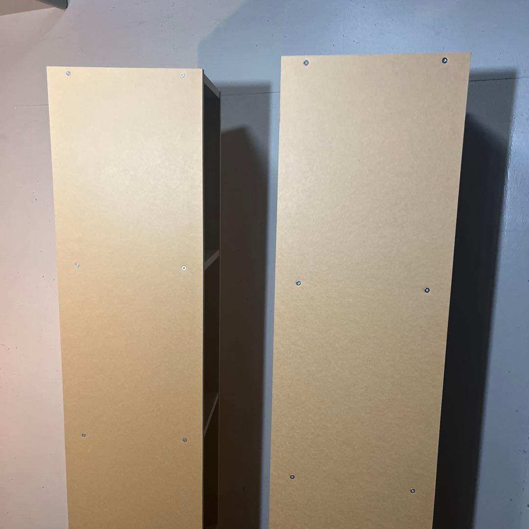 美品・廃盤希少★無印 パルプボードボックス・スリム・５段 ２個セット