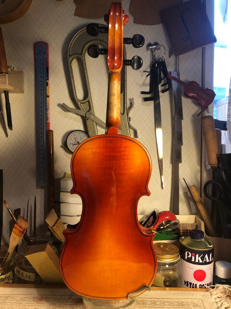 【駒&魂柱調整済】Suzuki分数バイオリンNo280 1/16 1991