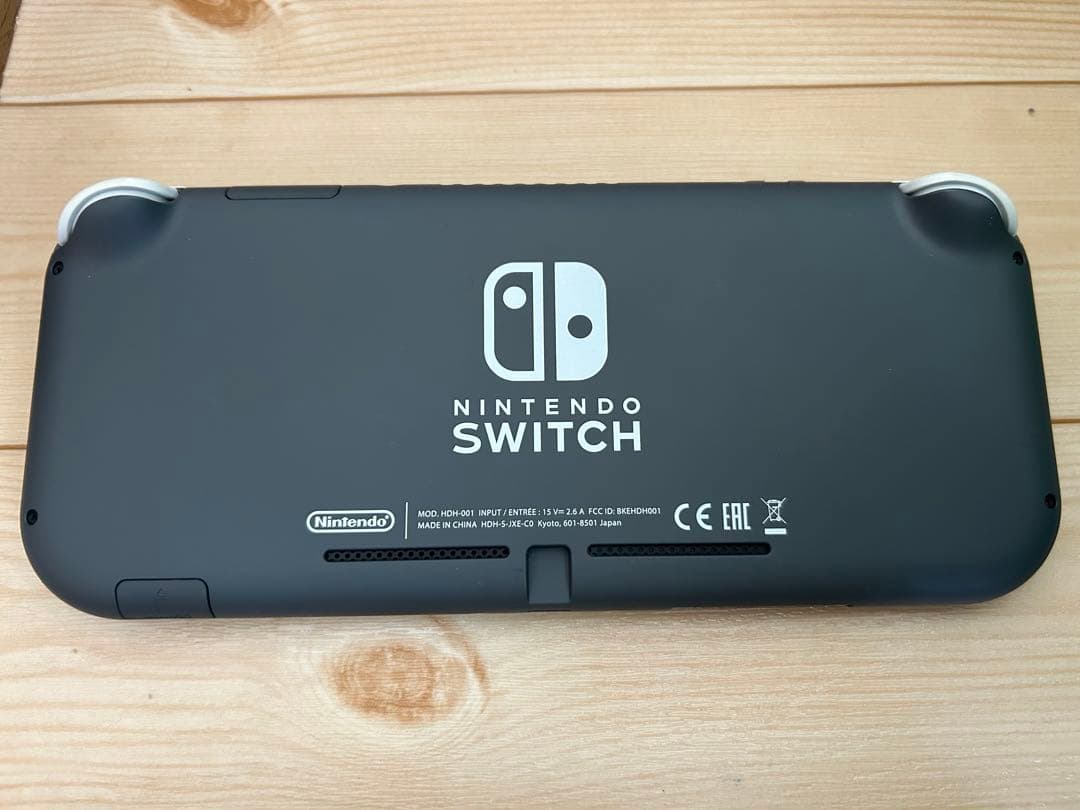 Nintendo Switch Lite グレー、保護フィルム、ハードカバー
