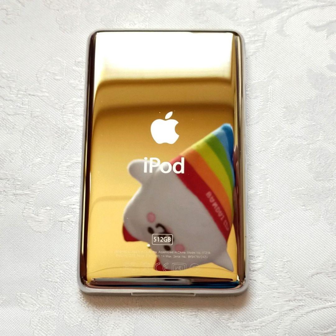 【TAk】iPod Classic 第7世代 シルバー 512GB