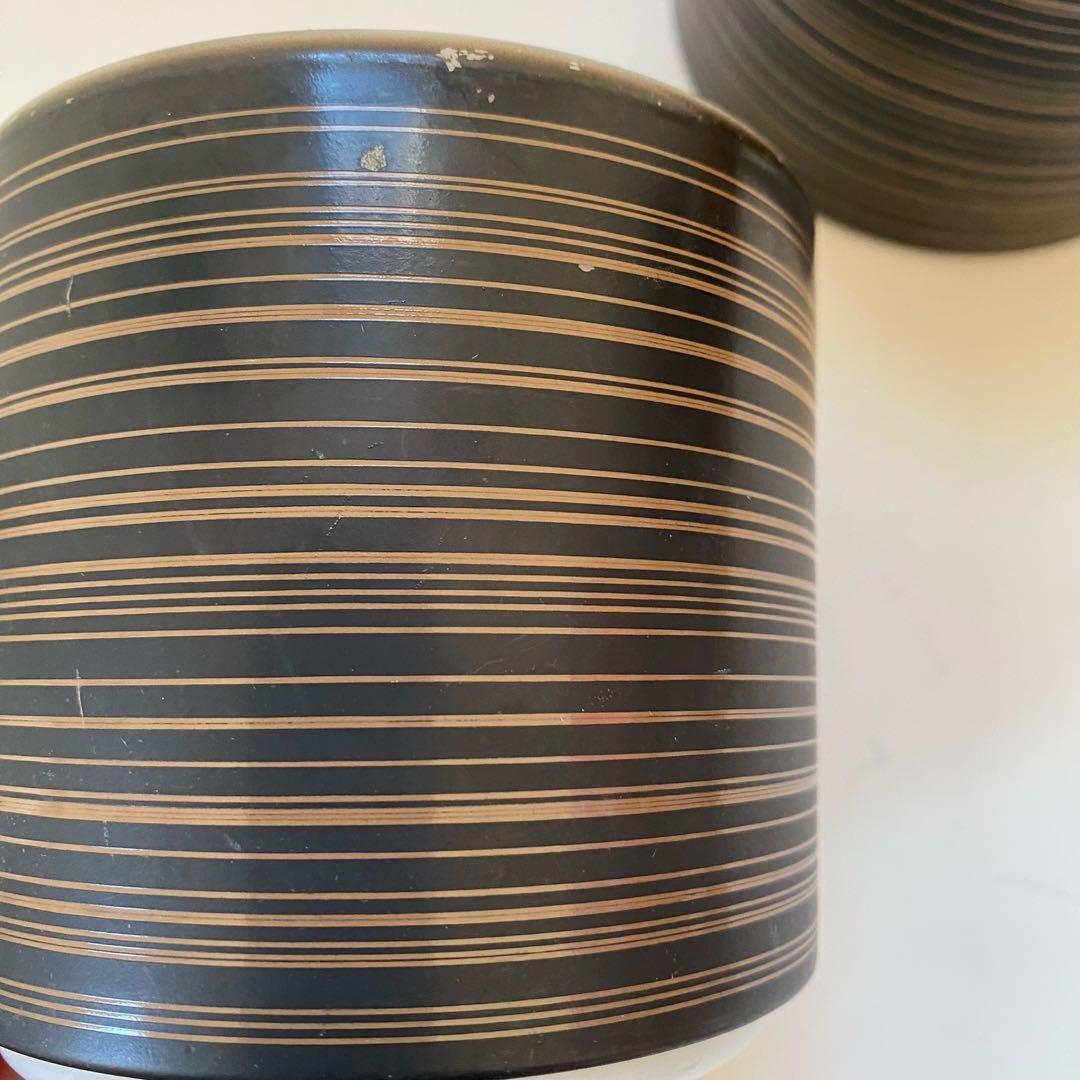 貴重　オールドパイレックス、テラハンドルレスマグ4個セット