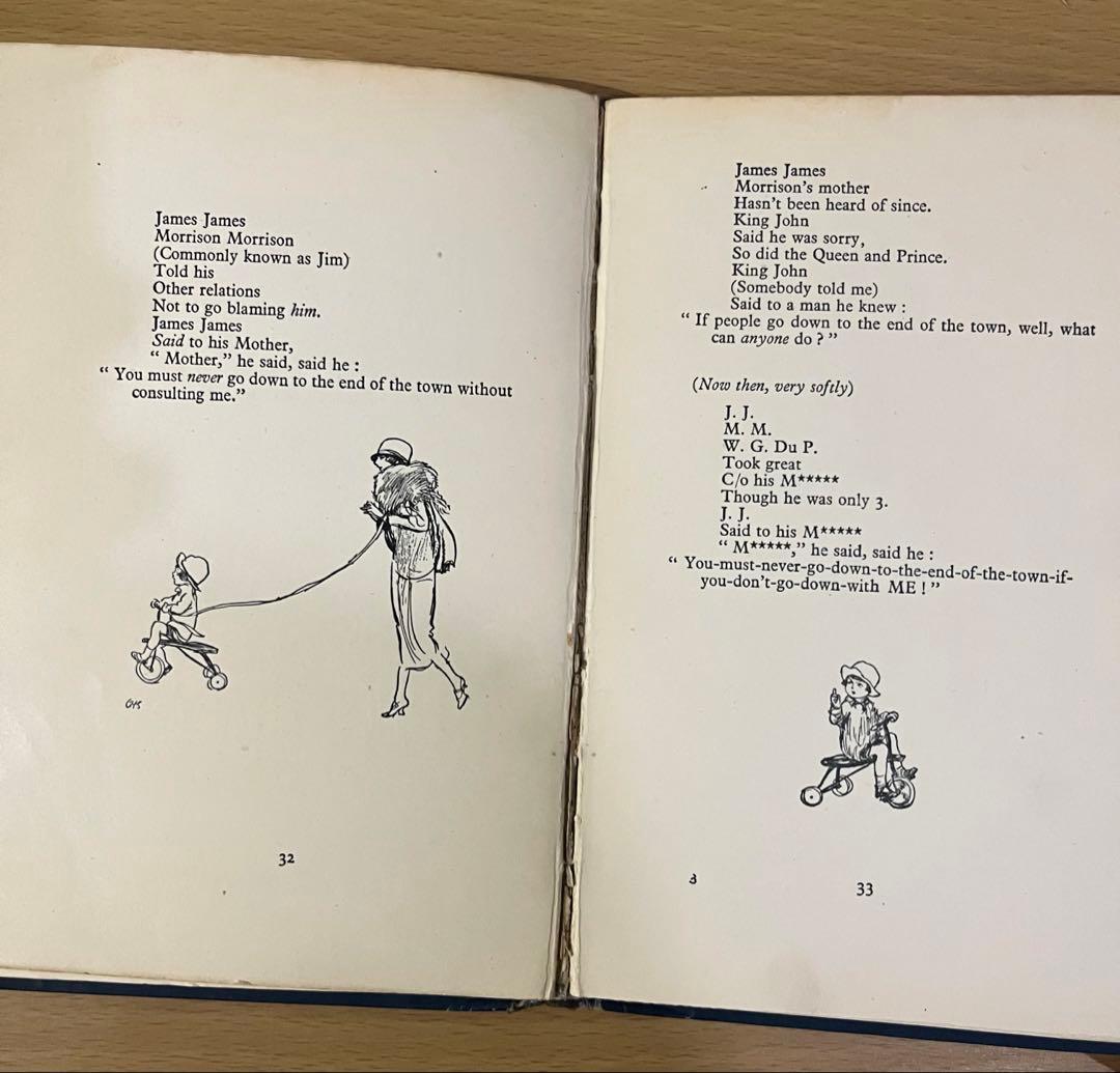 N o.412 希少 アンティーク 洋書 絵本 児童書 童謡 子どもための詩集