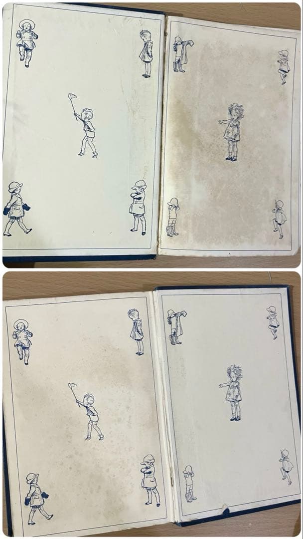 N o.412 希少 アンティーク 洋書 絵本 児童書 童謡 子どもための詩集