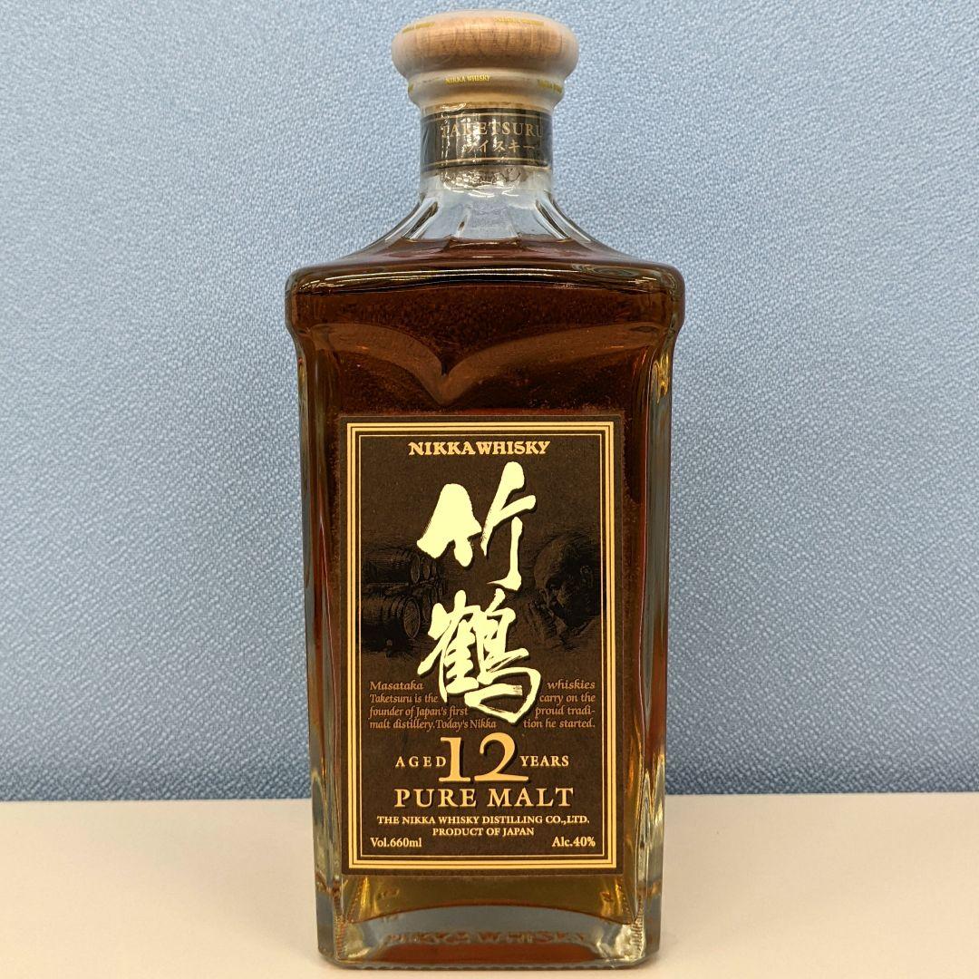 ニッカ　竹鶴12年　ピュアモルト　660ml　40%　箱有り