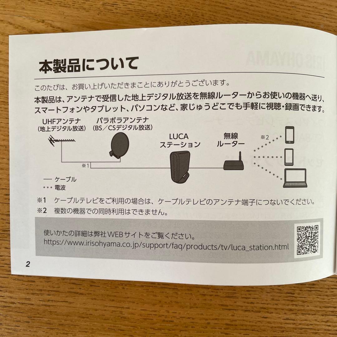 LUCAステーション　TVチューナー