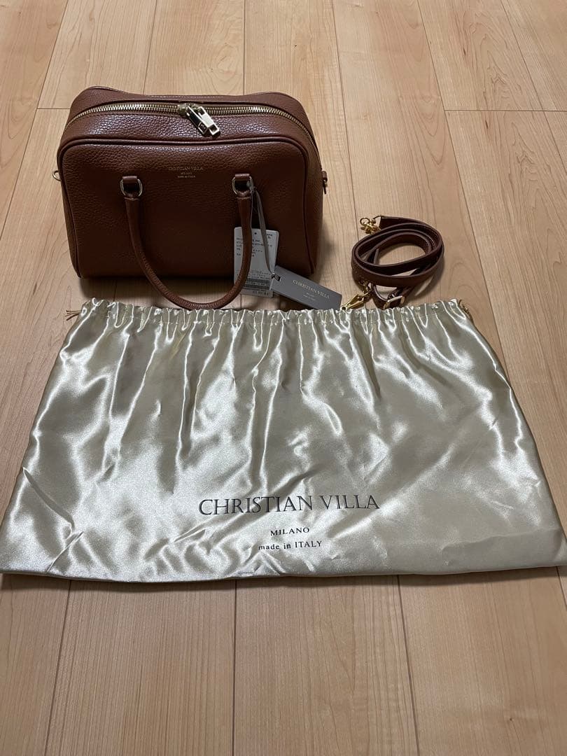 CHRISTIAN VILLAクリスチャンヴィラ ミニボストンバッグ2way新品