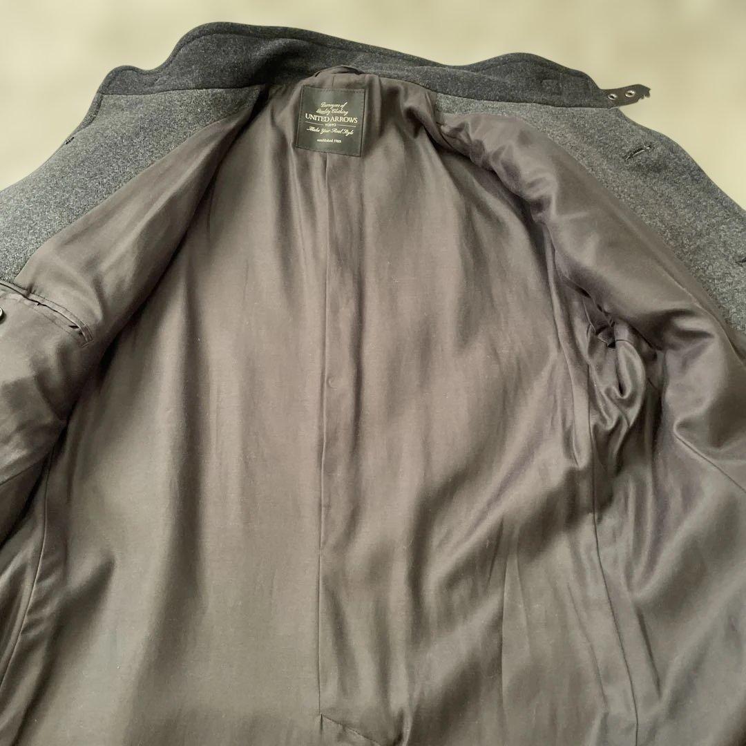 ユナイテッドアローズTOKYOスタンドカラー ウールコート 新品未使用　XL