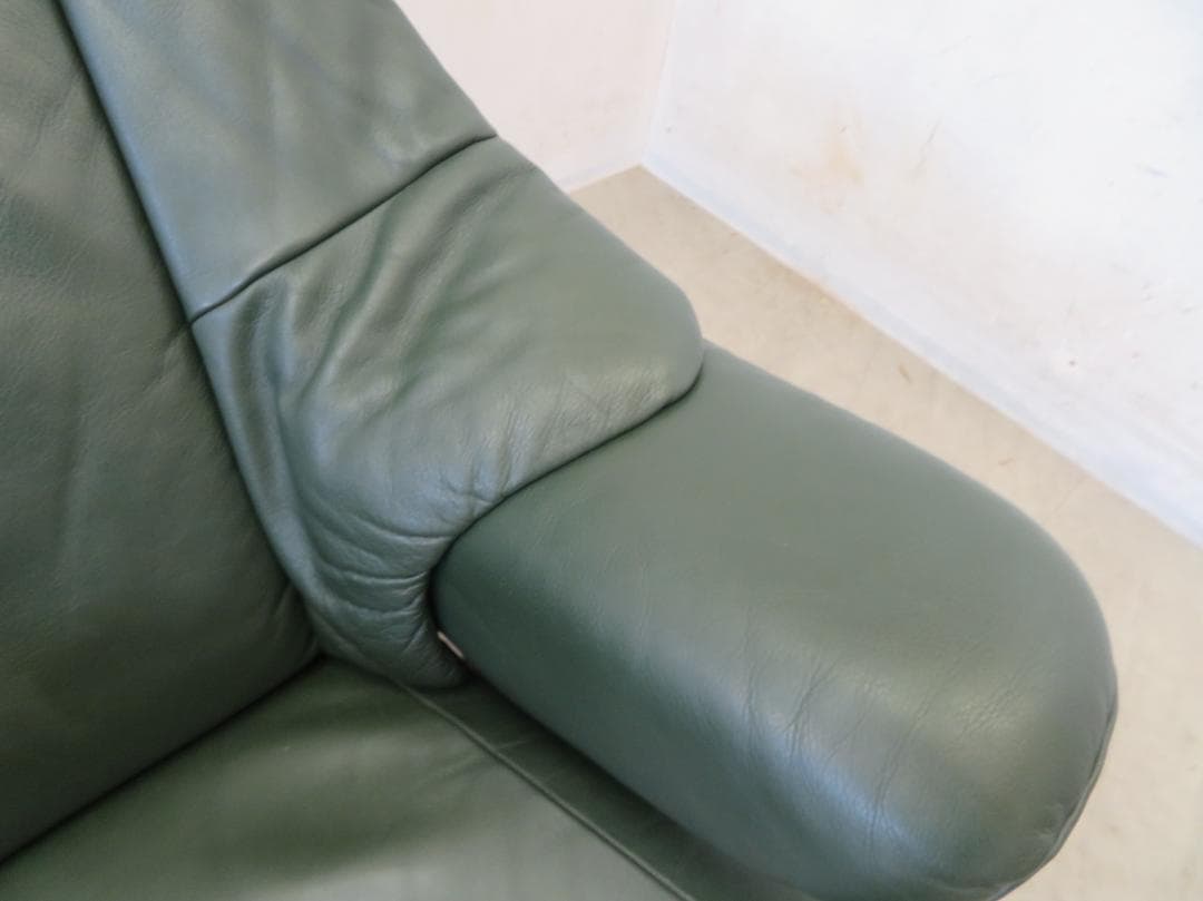 美品■カリモク■本革■ザ・ファースト■RU73■リクライニングソファ■39.4万