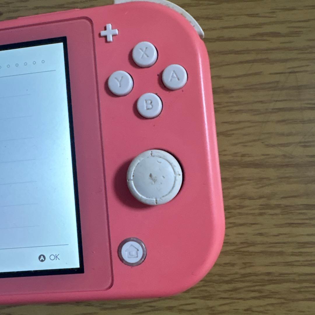 Nintendo Switch Lite コーラルピンク(ジャンク品)