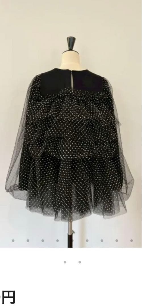 ロージーモンスター　チュールドット　tops