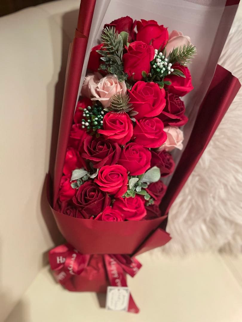 値下げしました！プリザーブドフラワー花束