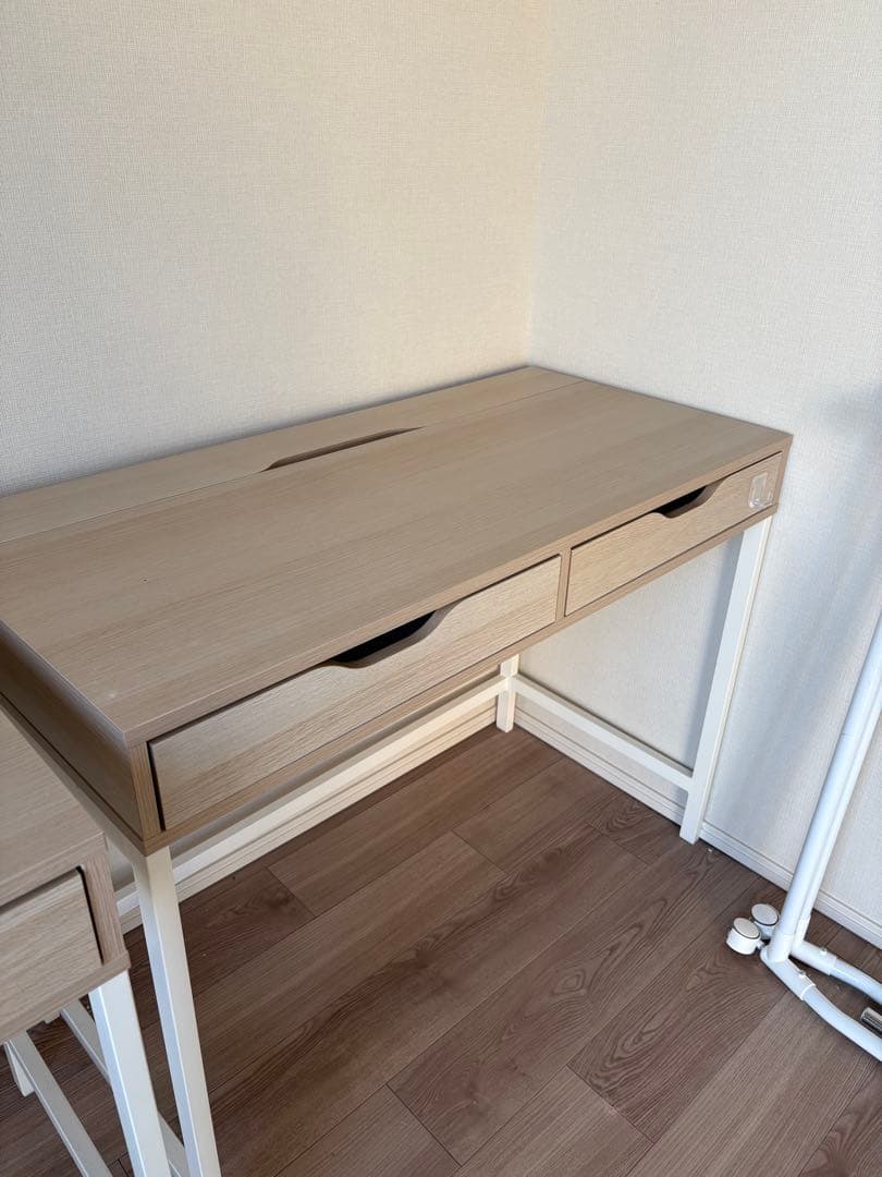 2個‼️現地渡し‼️イケア　アレクス　デスク