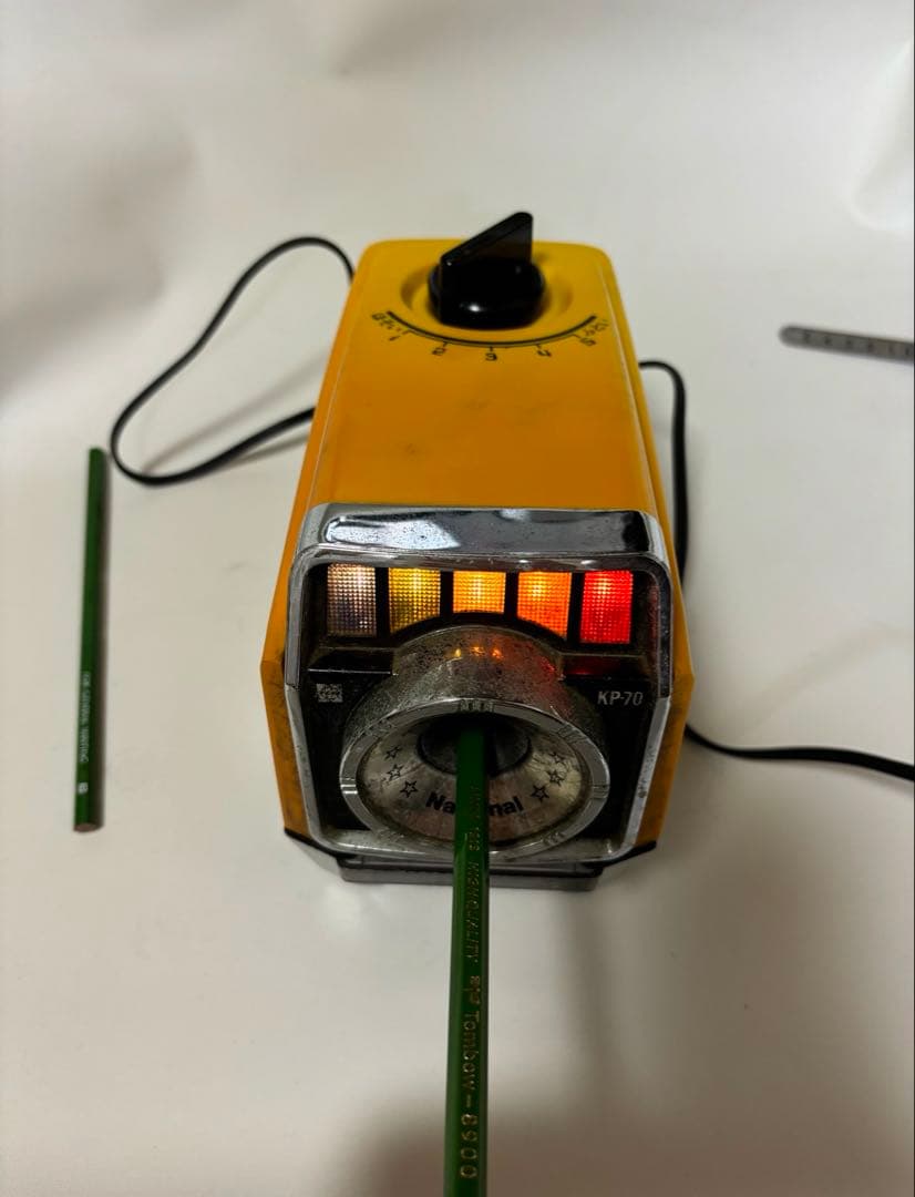 ナショナル　電気えんぴつケズリ　昭和家電　昭和レトロ　松下電器産業株式会社