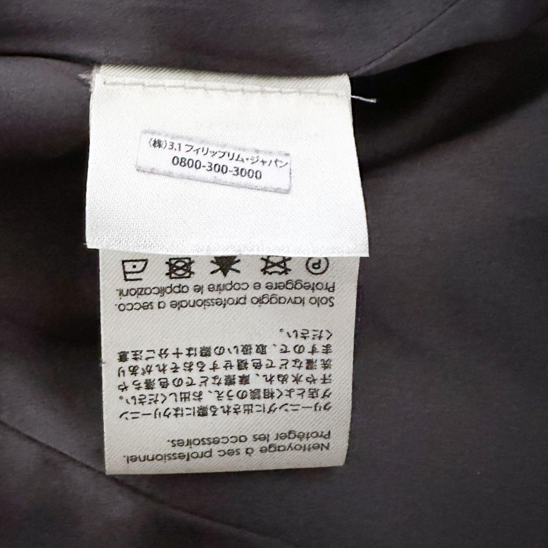 3.1 Phillip Lim フリルコート ウール グレー シルク裏地 ロング