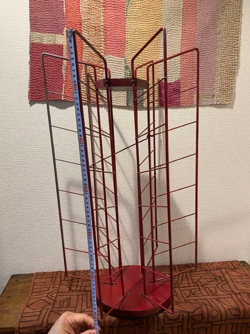 什器　回転ラック1台 古道具