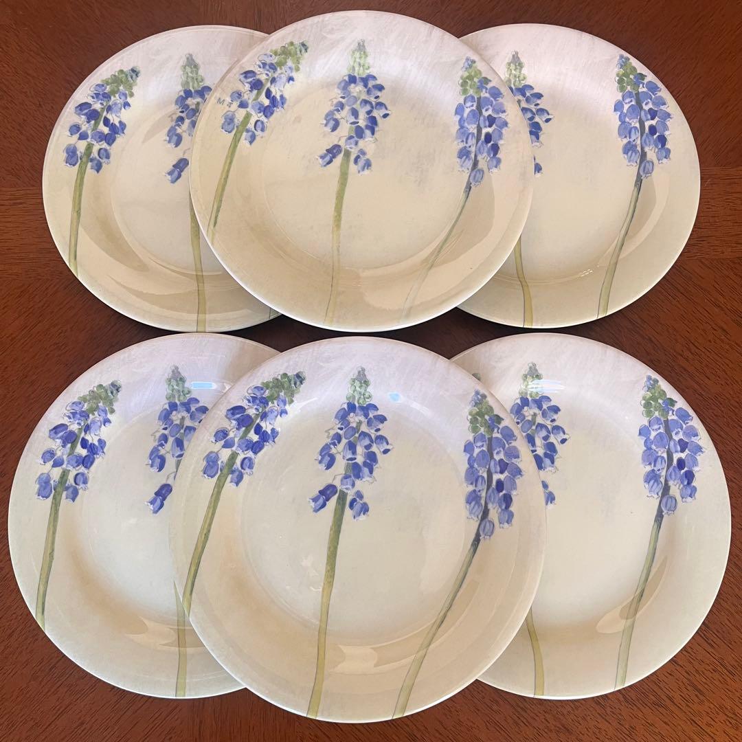 【美品】フランス製　ジアン★アリス★プレート　６枚