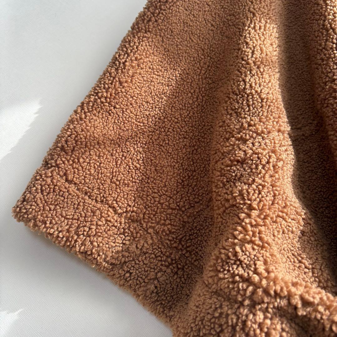 FRAMeWORK ボアポンチョ　ボアコート　キャメル