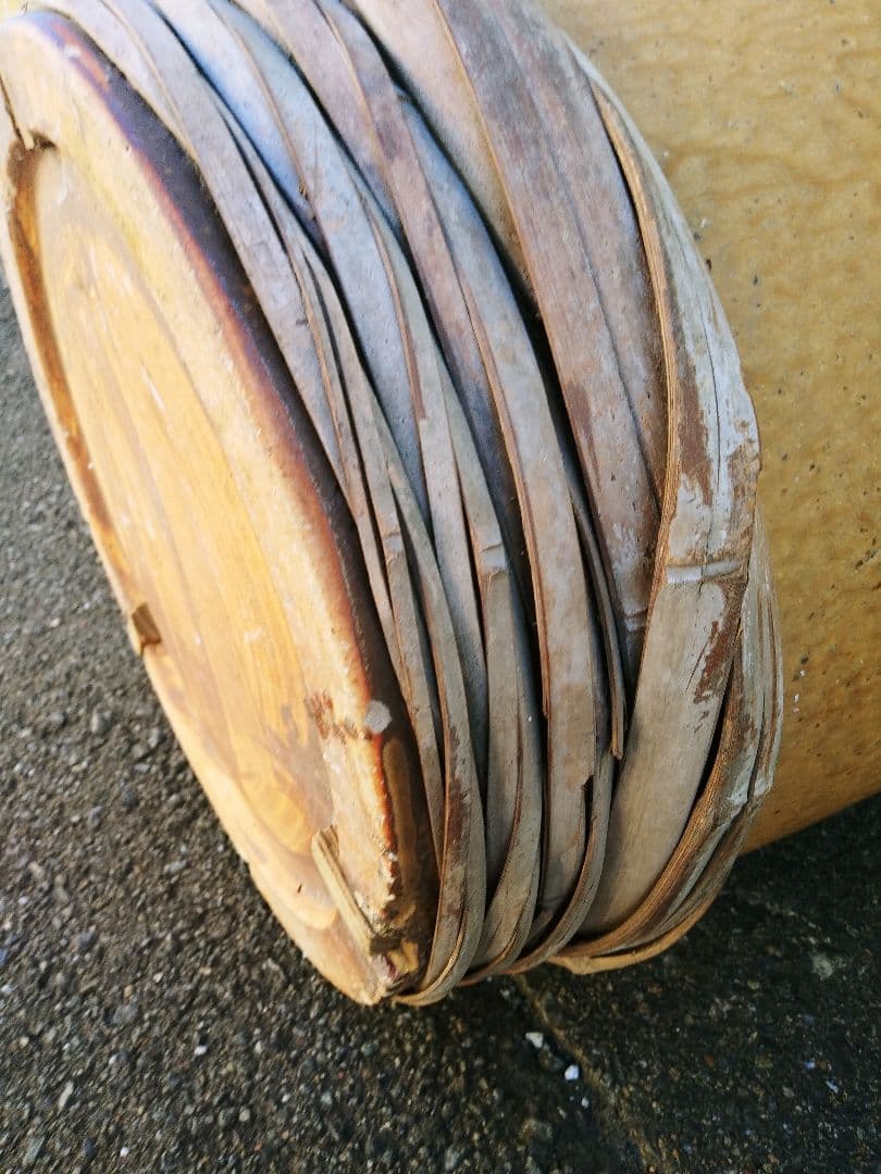 昭和レトロ　石樽　石カメ　樽　カメ　骨董カメ　陸軍　古樽　古カメ