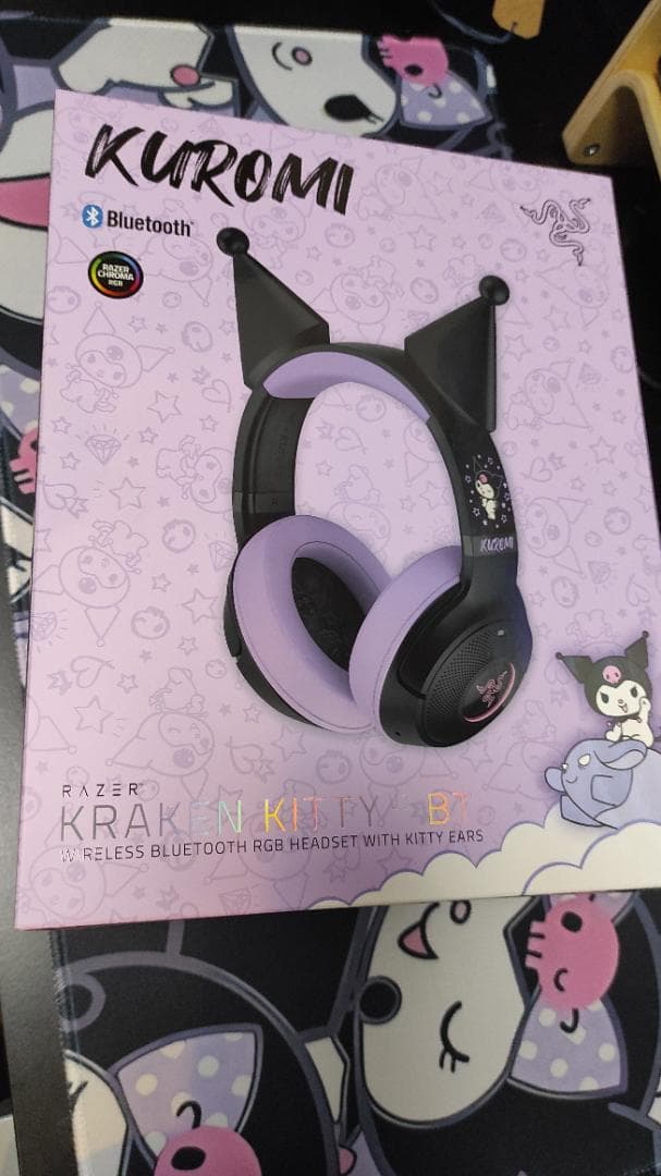 ヘッドホン Kuromi Edition Razer Kraken Kitty V2 BT
