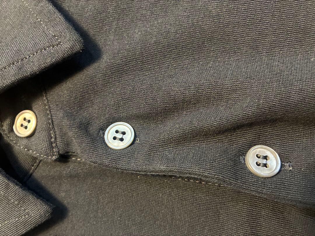 ザノーネ アイスコットン ポロシャツ　ネイビー　44