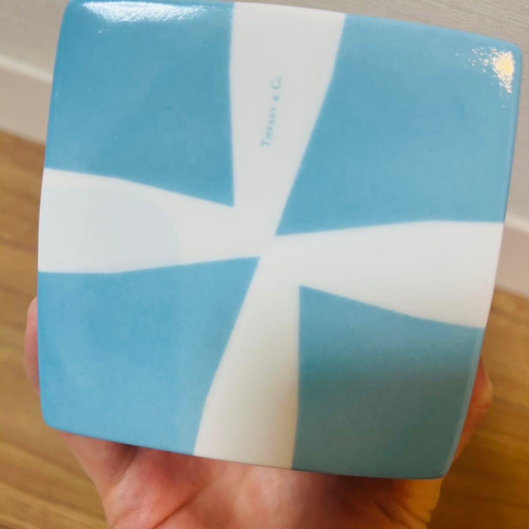 Tiffany&Co ティファニー ブルーボックス 陶器小物入れ　big