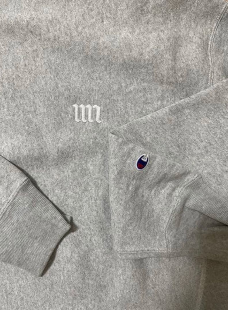 beams champion minnano リバースウィーブ 刺繍