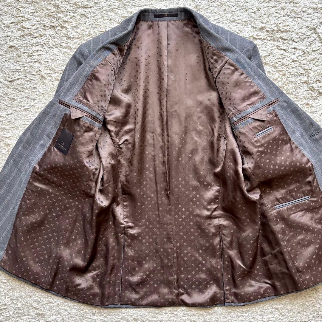 ヒューゴボス HUGO BOSS セットアップ スーツ 2B グレー 48