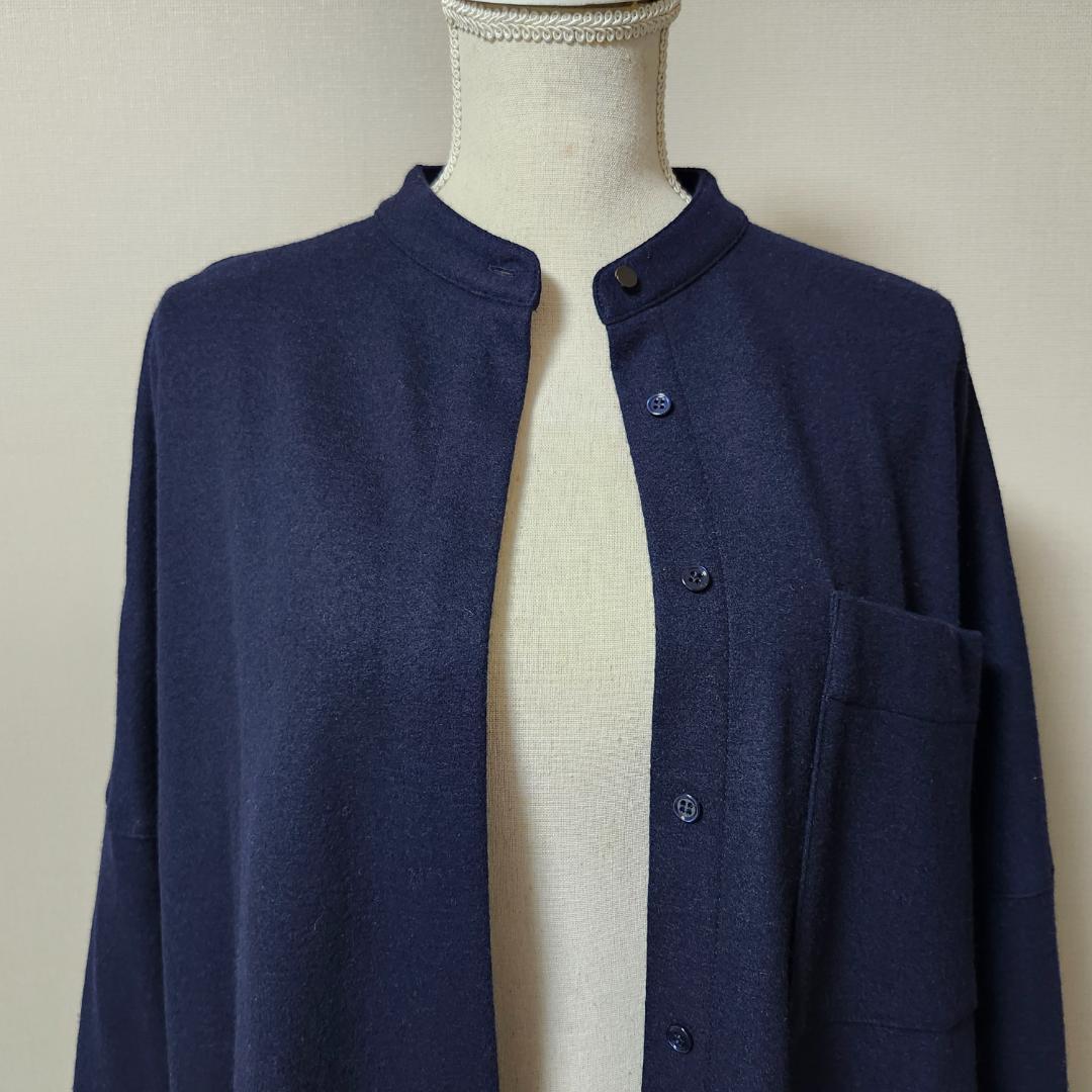 1erarrondissement　プルミエ　アロンディスモン　シャツ　　紺