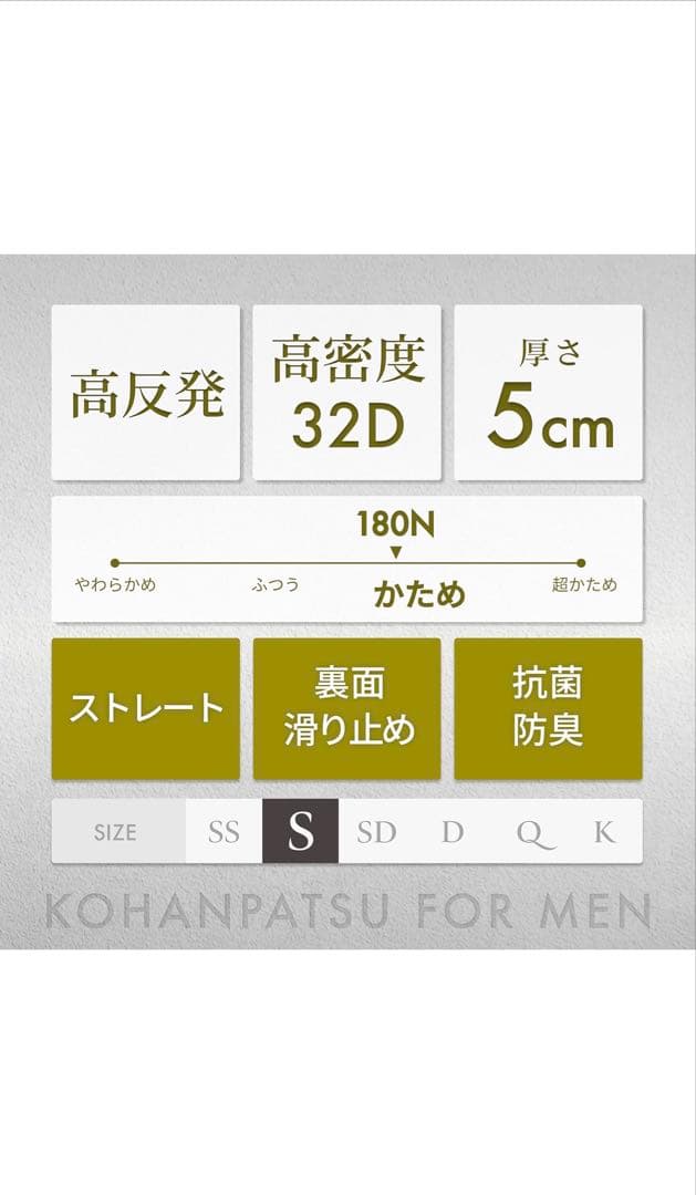 GOKUMIN 高反発マットレス シングル