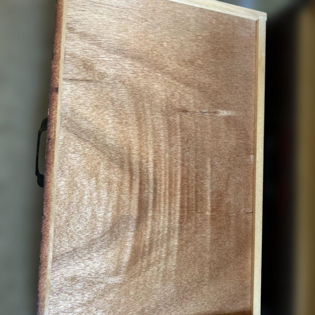 鎌倉彫り木製木彫り漆塗り裁縫箱