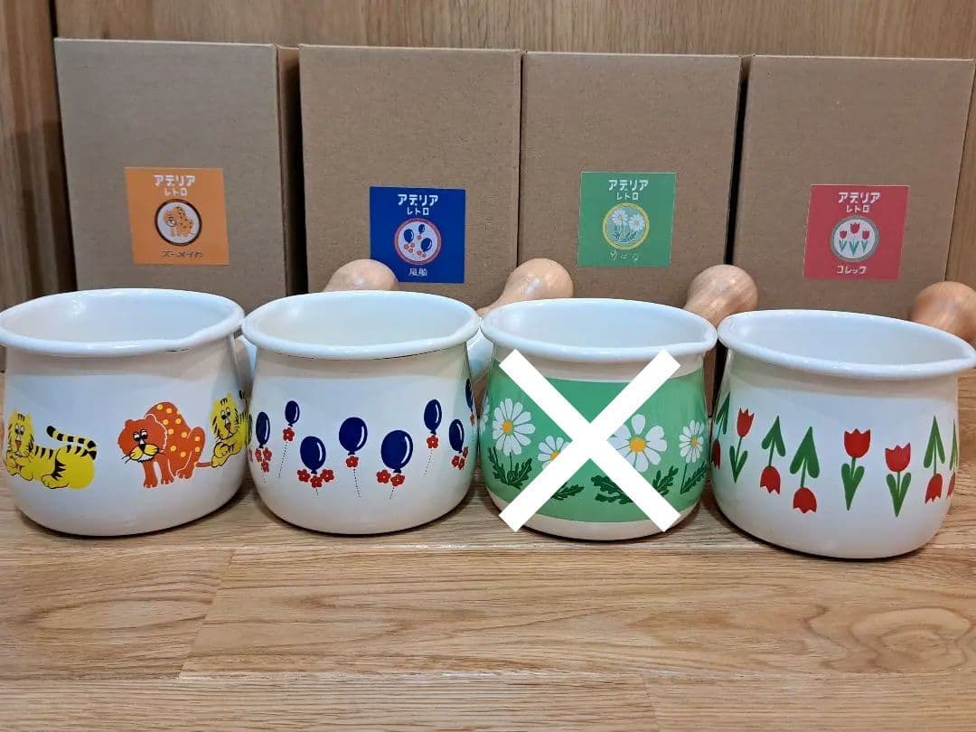 【まとめ売り】アデリア レトロ ホーローミルクパン