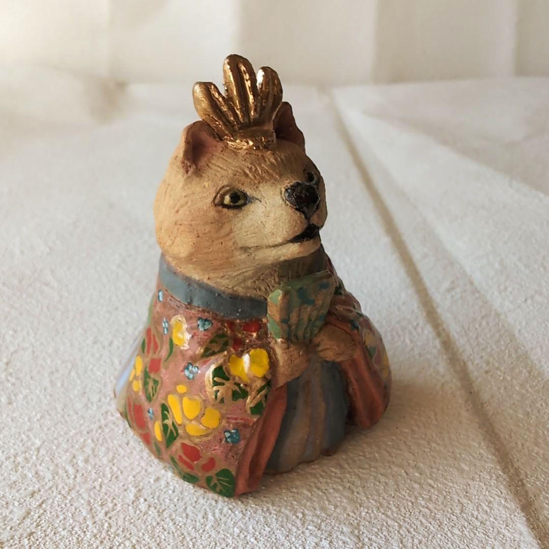 柴犬の雛人形2 陶器製 伝統的スタイル