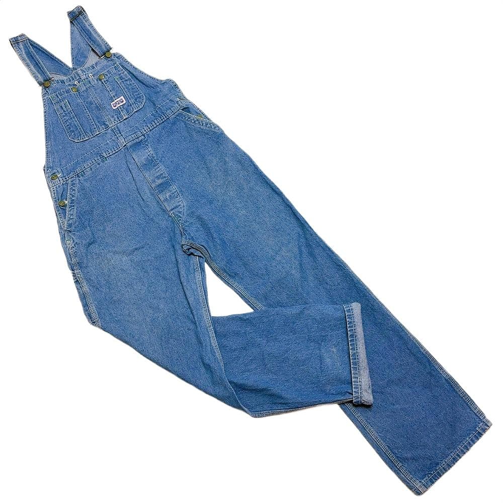 希少 80s USA製 ビッグスミス デニム オーバーオール 36 米国