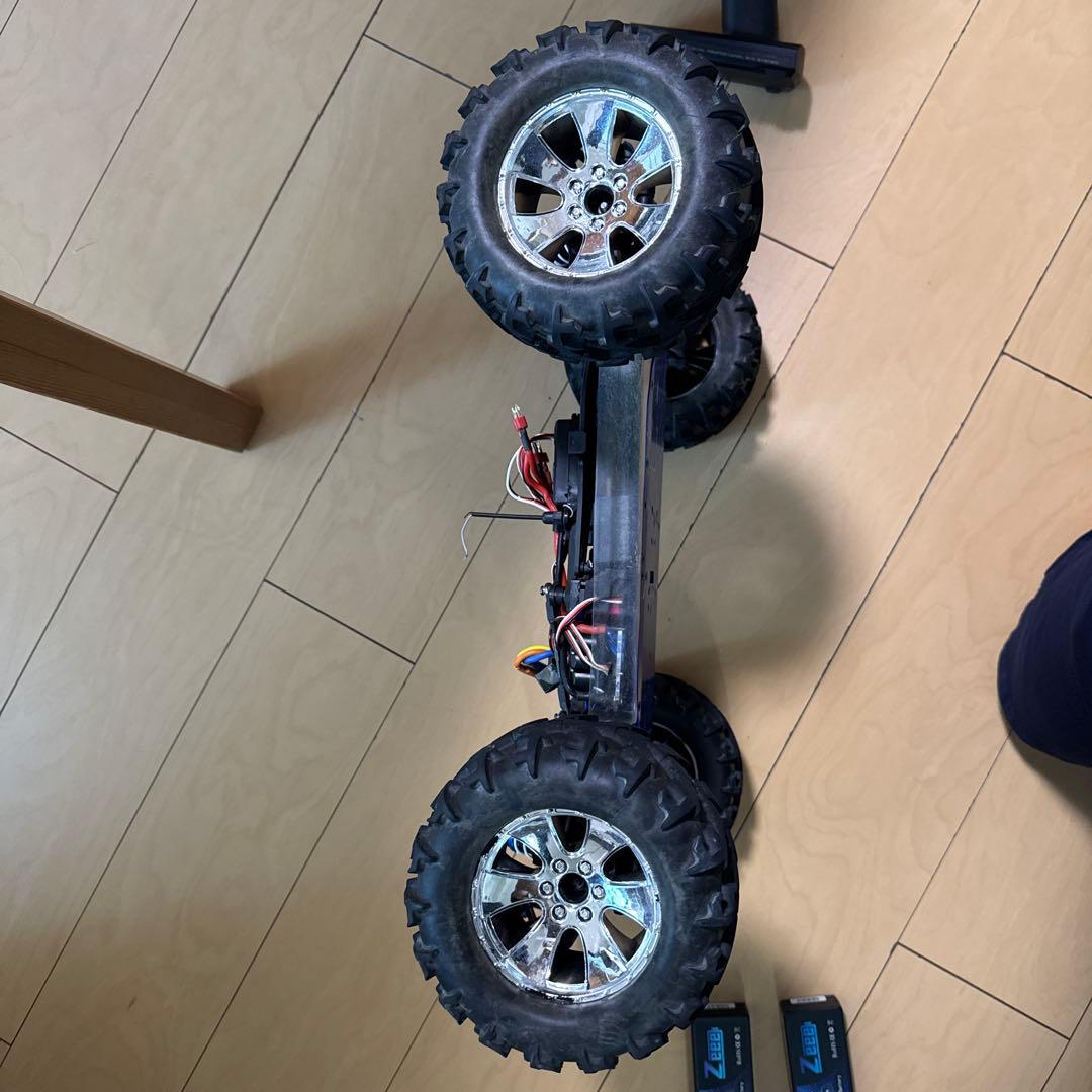 SSDRACING リモコンカー、ブルー 1/8